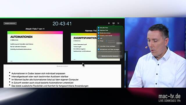 Live-Sendung vom 08.02.2026