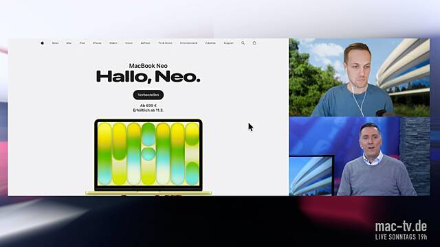 Live-Sendung vom 08.03.2026